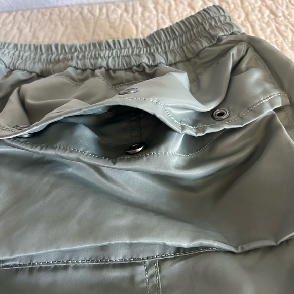 Studio Tomboy X Nylon Cargo Mini Skirt High Rise Drawstring Waist NWT Size XS - Picture 13 of 15